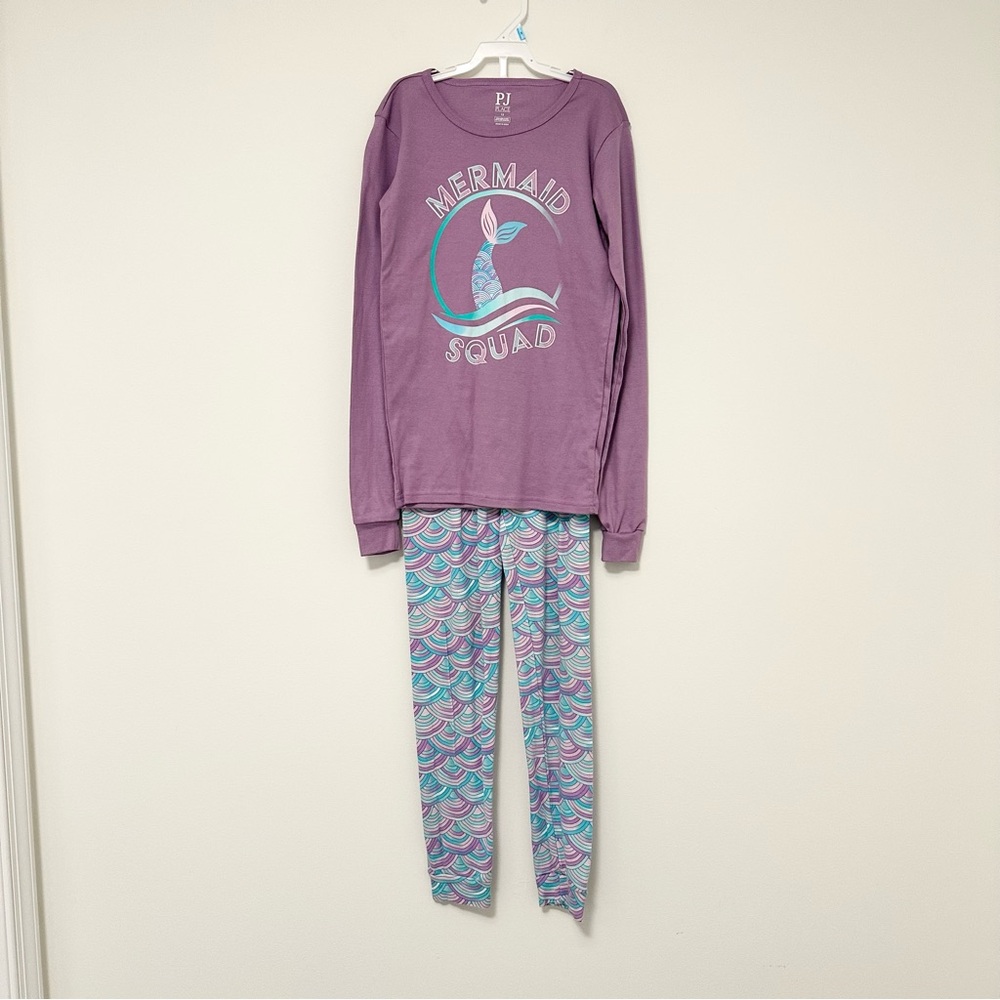 NWT The Children's Place Mermaid Squad Long Sleeve Pajama Set Girls' Size 12 NEW